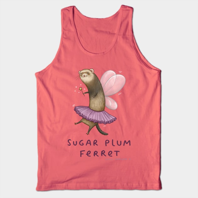 Sugar Plum Ferret Tank Top by Sophie Corrigan